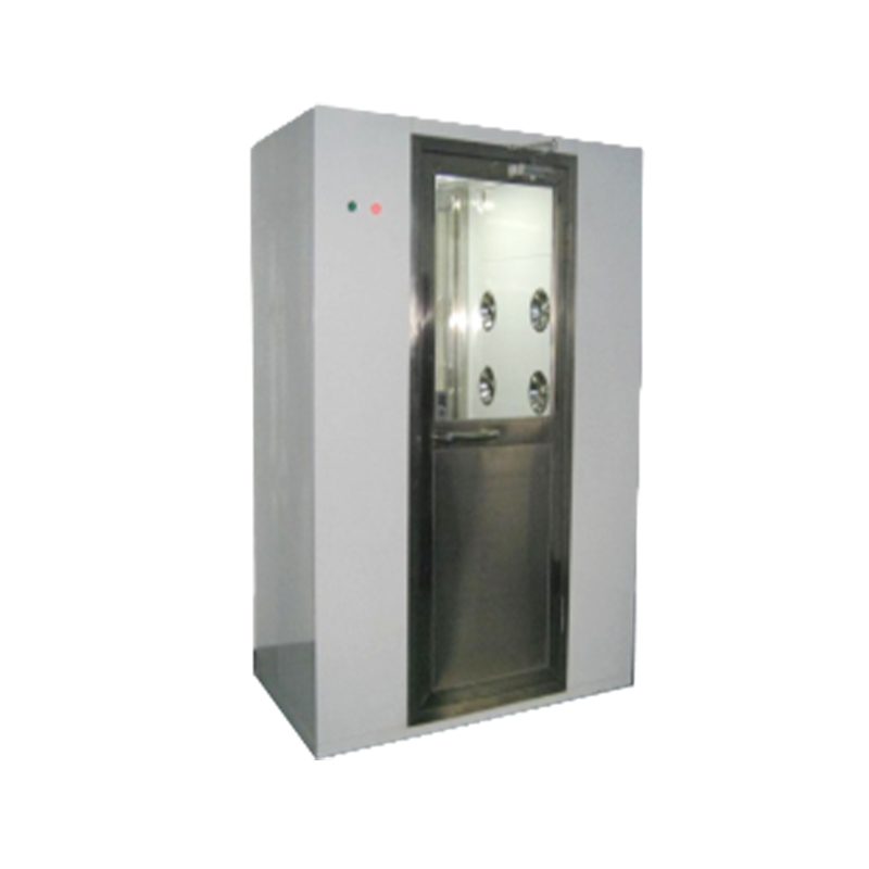 How can the airflow organization design of the air shower room ensure uniform blowing effect and effectively remove particulate pollutants on people?