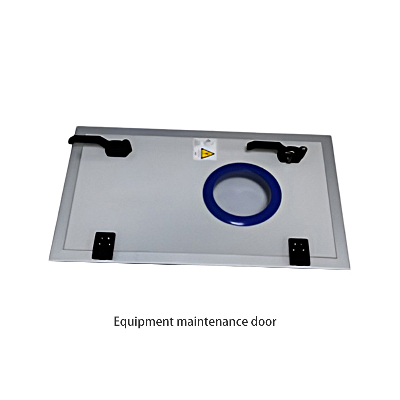 How can the structural design of an aluminum inspection door balance opening flexibility and sealing?